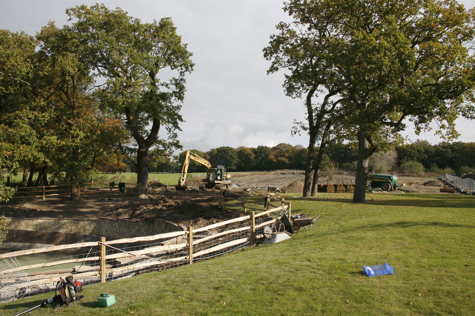 Civil construction and drainage groundwork — Apex Sports Pitches